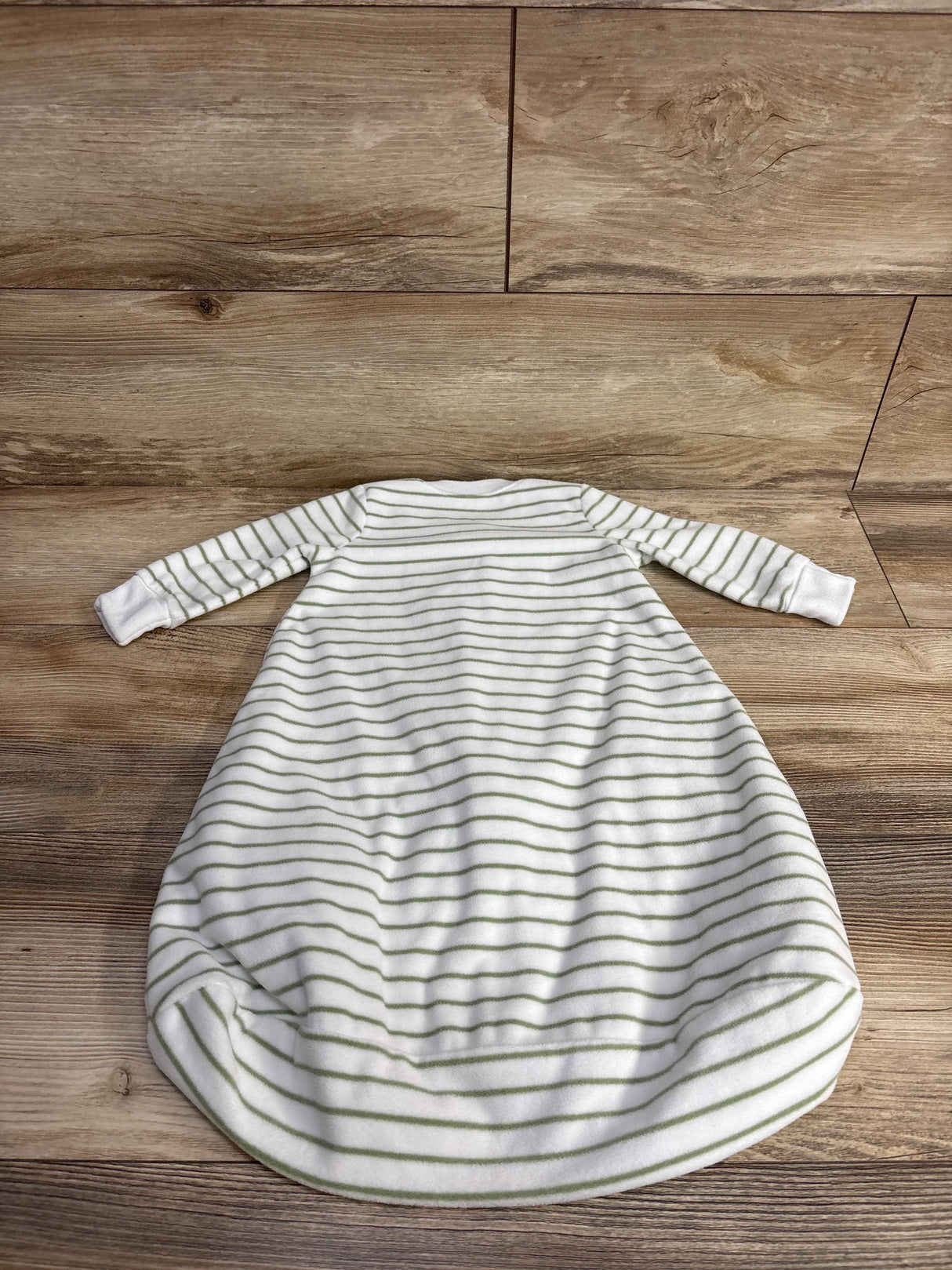 Carter's Giraffe Stiped Fleece Sleep Bag White sz 0-3m