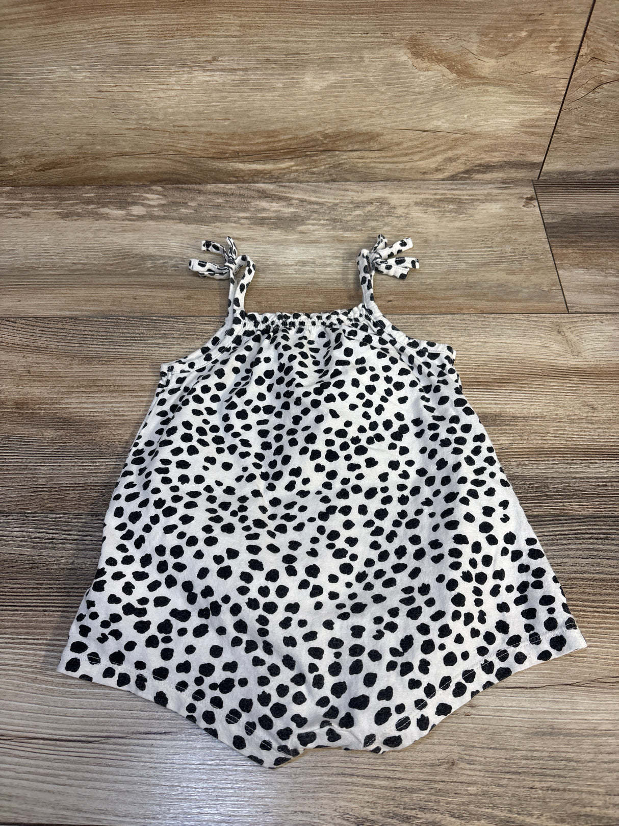 Old Navy Spotted Shortie Romper White sz 18-24m