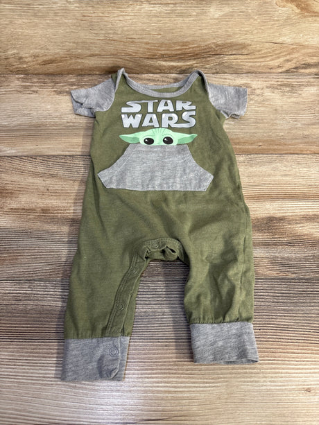 Star Wars Grogu Romper Green sz 3-6m - Me n Mommy To Be