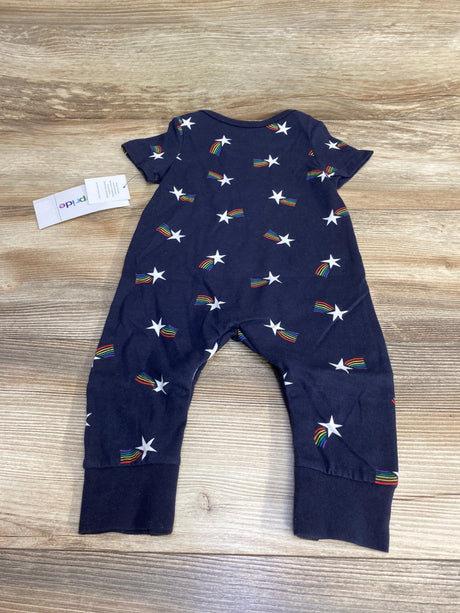 NEW #Takepride Star Print Romper Navy sz 3-6m - Me n Mommy To Be