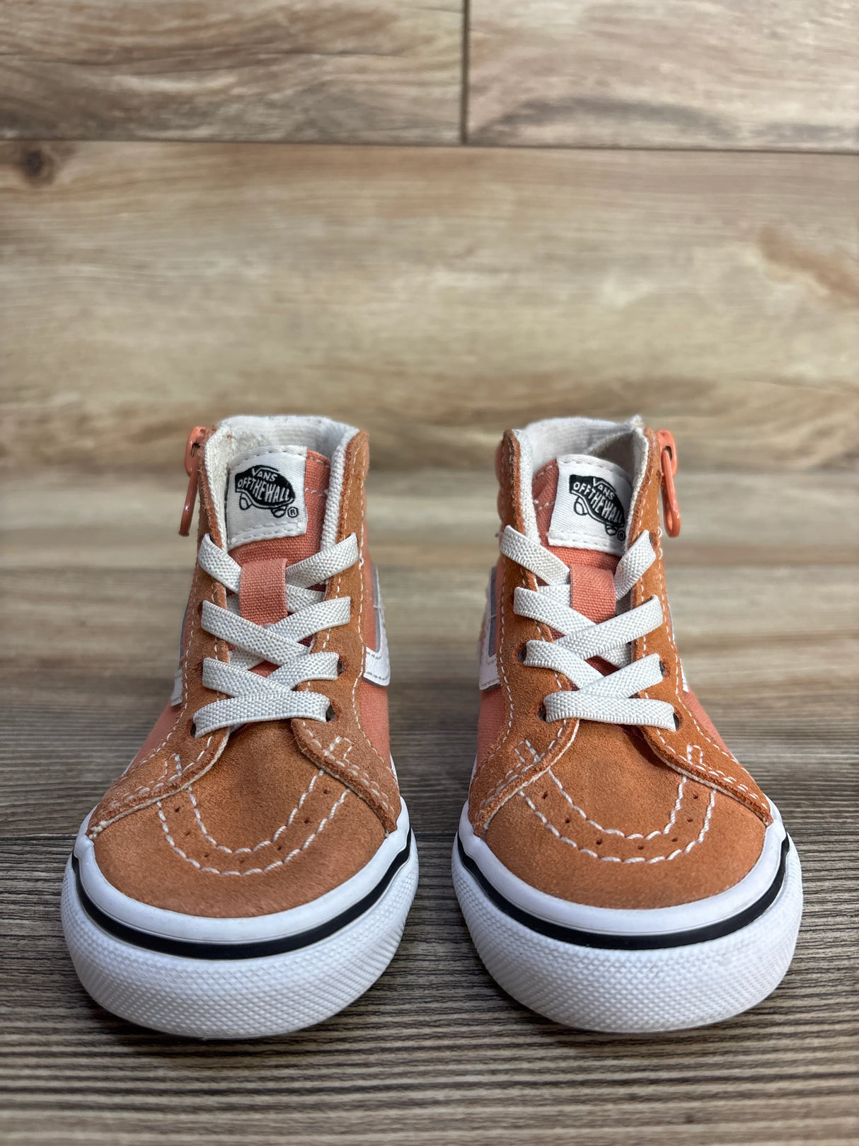 Vans Sk8-Hi Zip Sneakers, Peach sz 5c