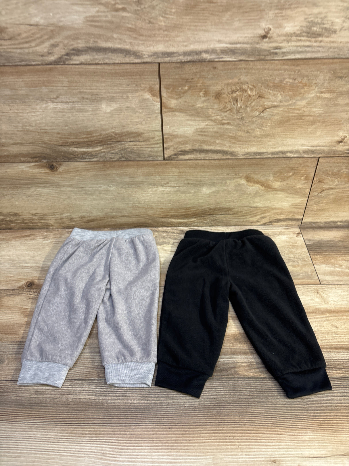 Simple Joys 2pk Fleece Joggers Black sz 6-9m