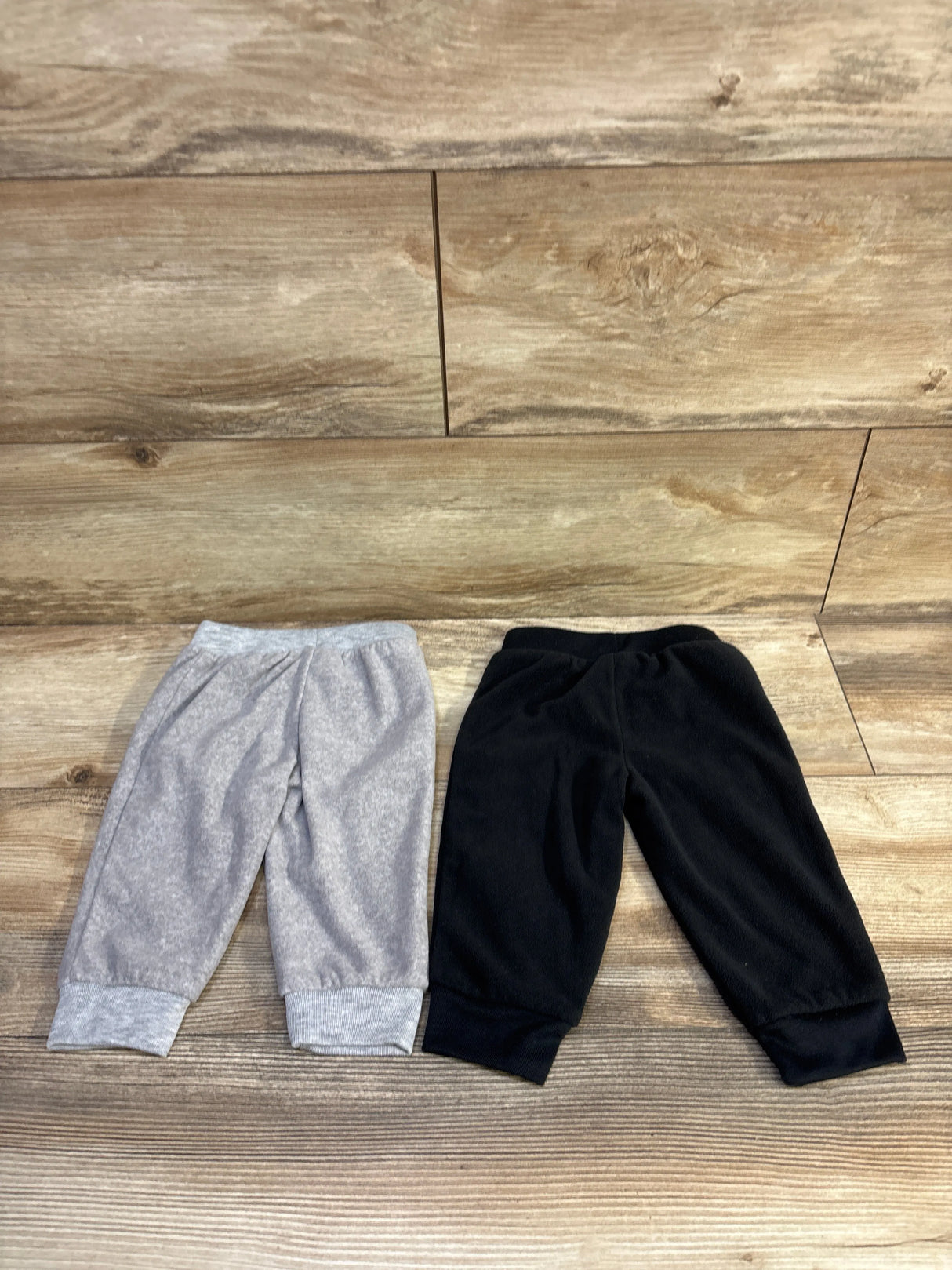 Simple Joys 2pk Fleece Joggers Black sz 6-9m
