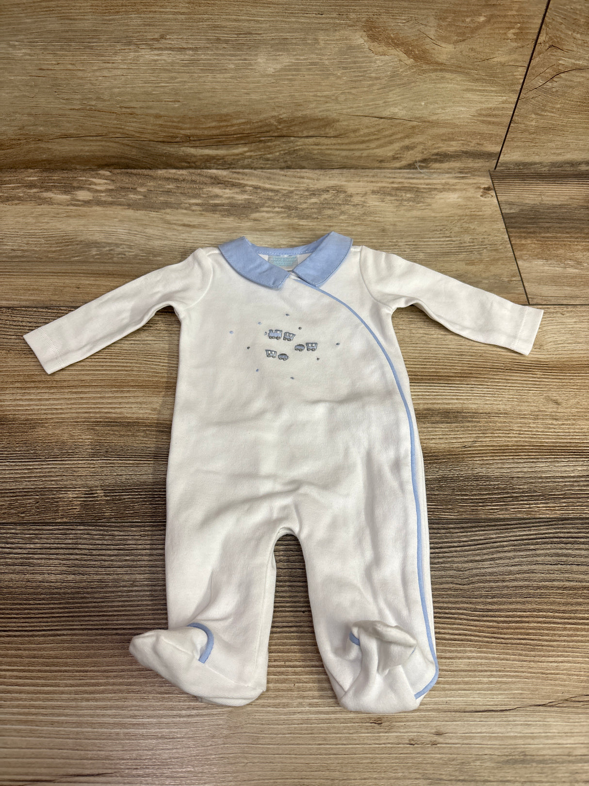 Edgehill Collection Footed Coverall White sz Preemie