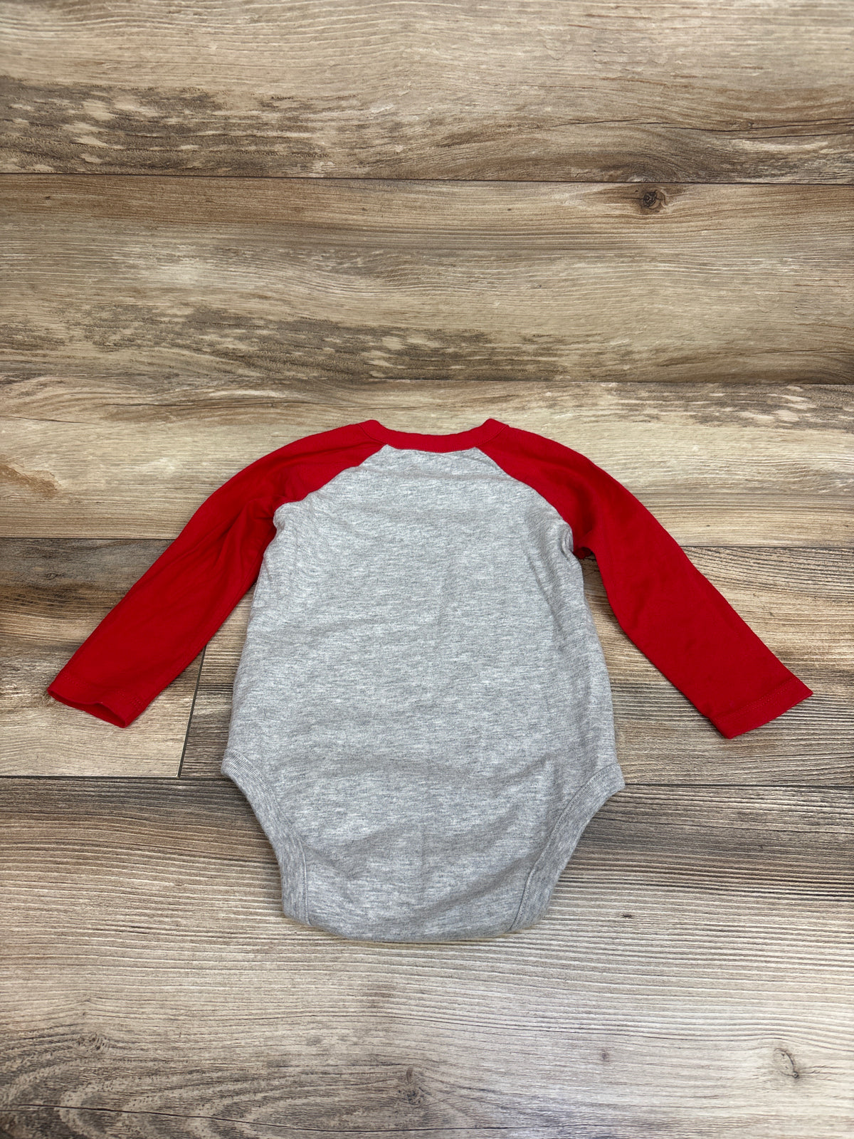 Baby Gap Long Sleeve Raglan Bodysuit Red sz 12-18m