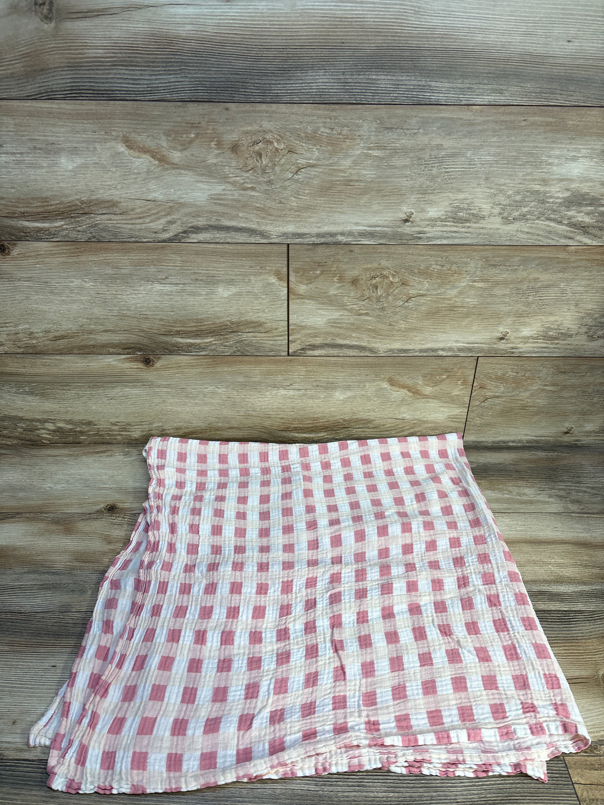 Cloud Island Muslin Swaddle Blanket, Pink