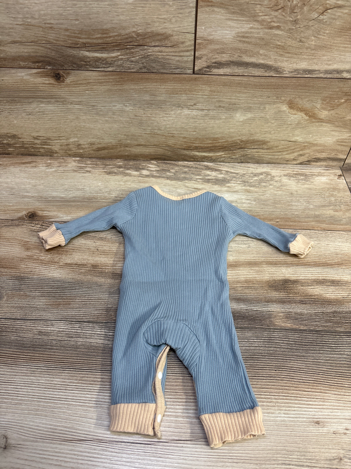 Shein Ribbed Little Brother Coverall Blue sz 1-3m