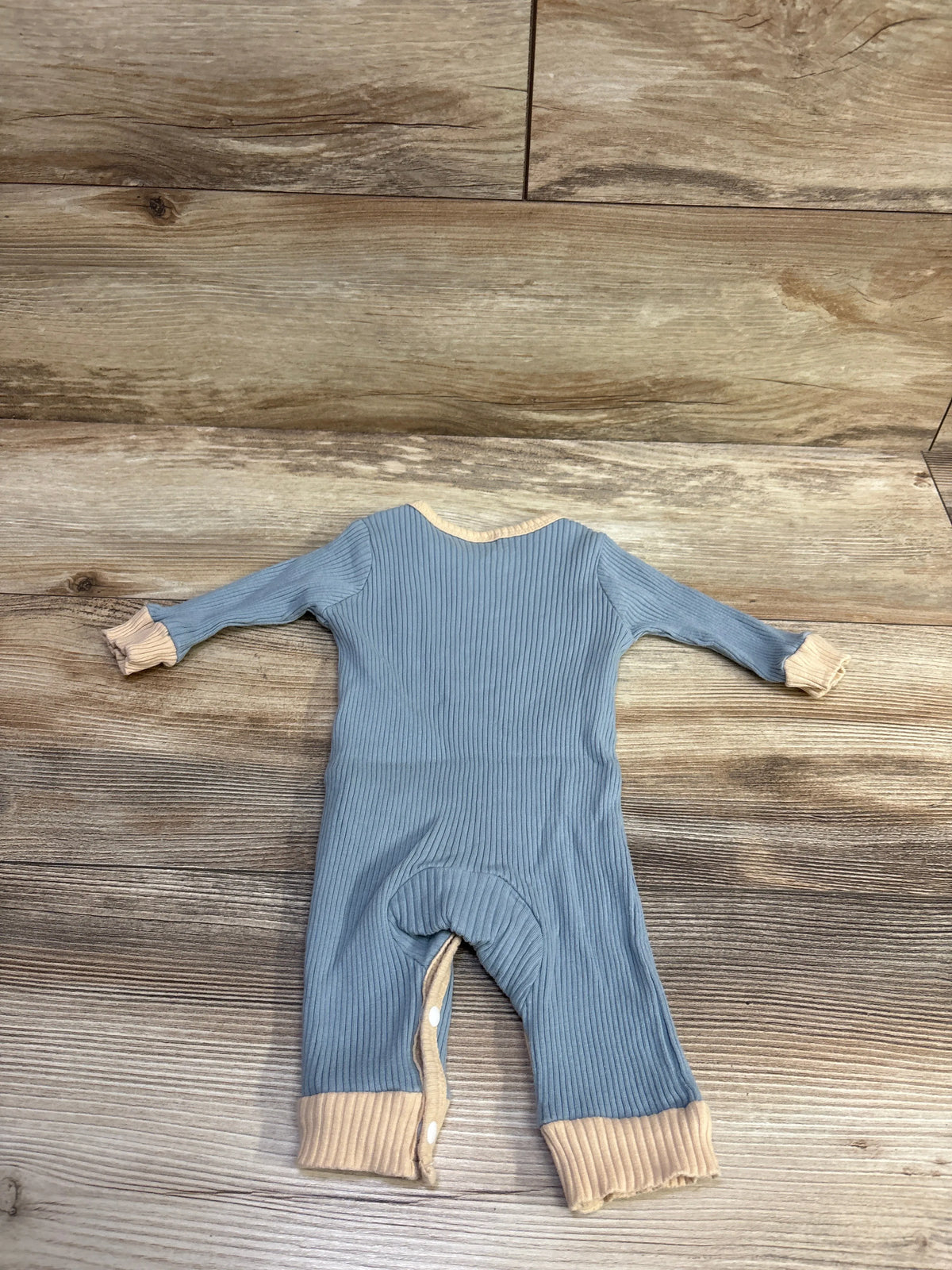 Shein Ribbed Little Brother Coverall Blue sz 1-3m