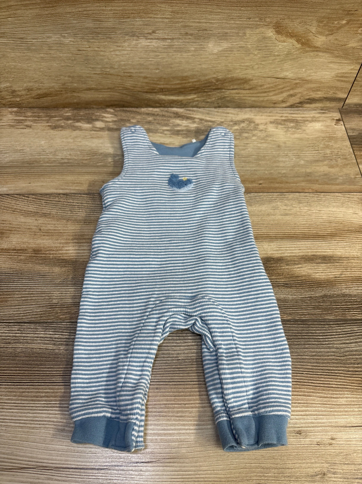 M&S Striped Sleeveless Jumpsuit Blue sz 3-6m
