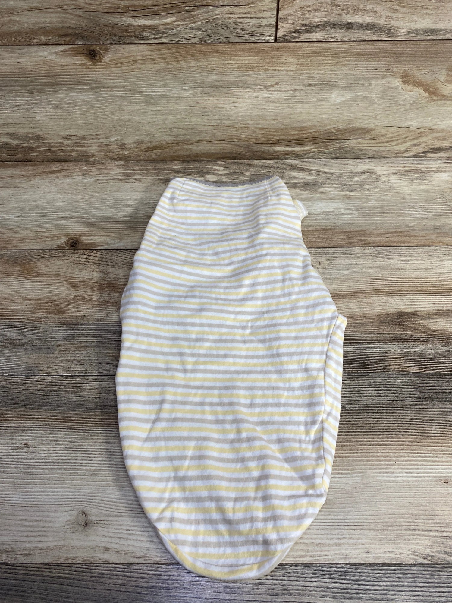 Miracle Baby Striped Swaddle Wrap Yellow sz 0-3m