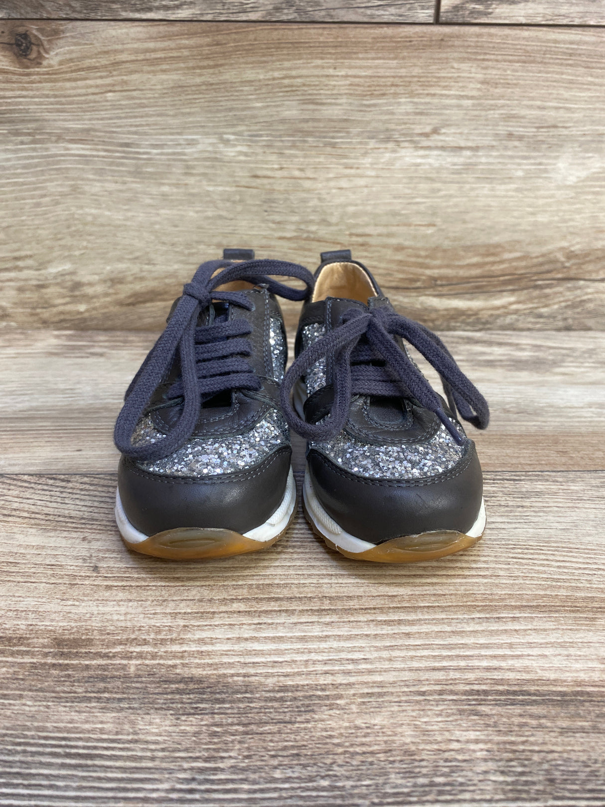 Angulus Glitter Sneakers Grey sz 7c - Me n Mommy To Be