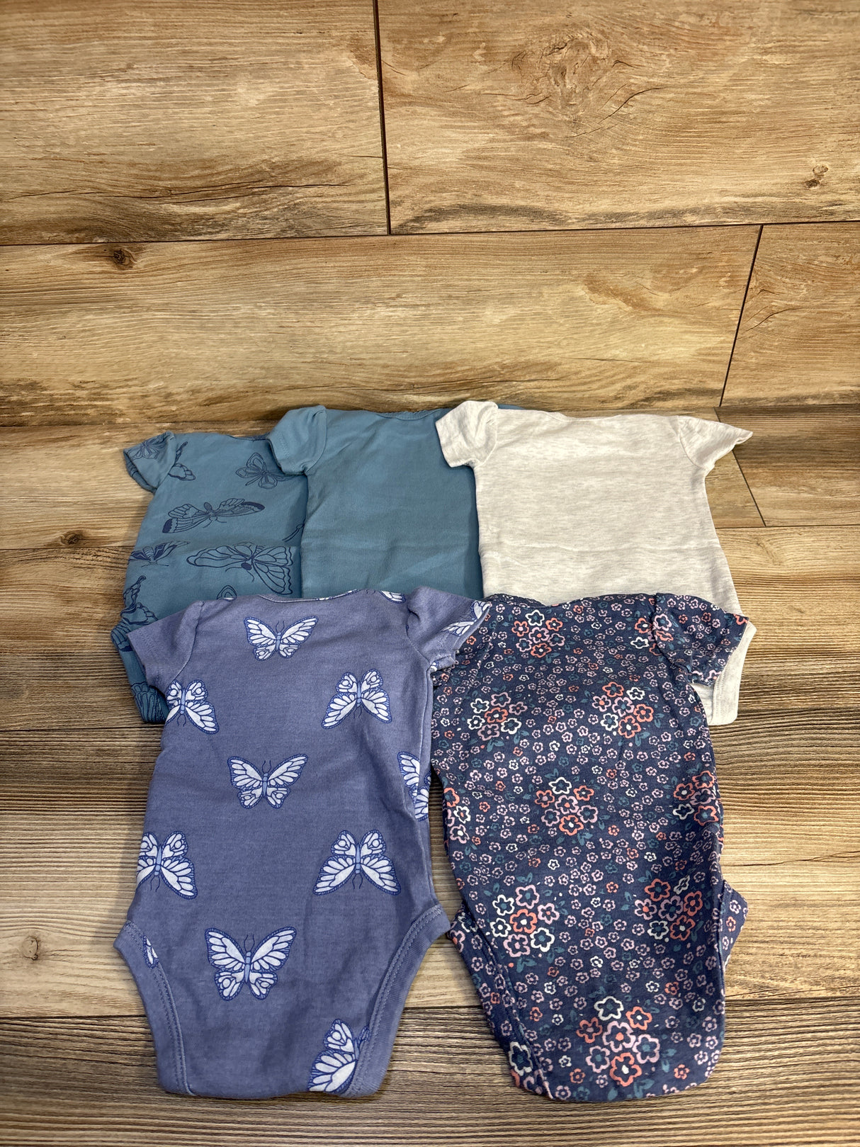 Carter's 5pk Bodysuits Blue sz 3m