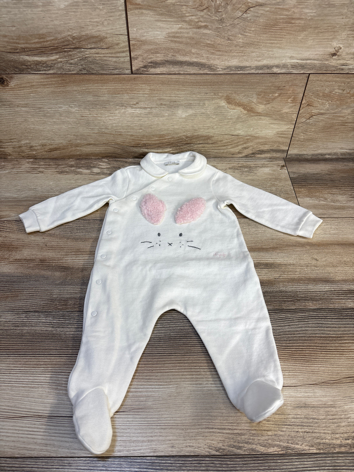 Il Gufo Bunny Coverall White sz 6m