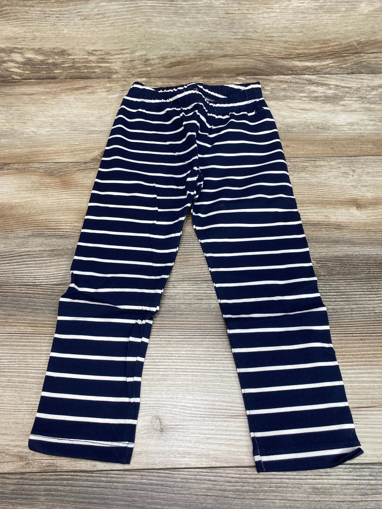 NEW Baby Gap Striped Navy Leggings sz 3T - Me n Mommy To Be