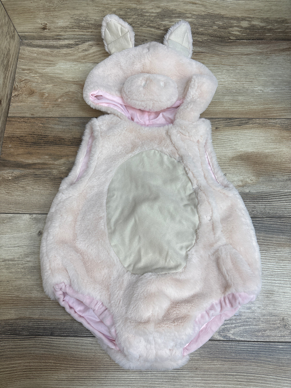 Pottery Barn Kids Baby Piglet Plush Costume Pink sz 6-12m
