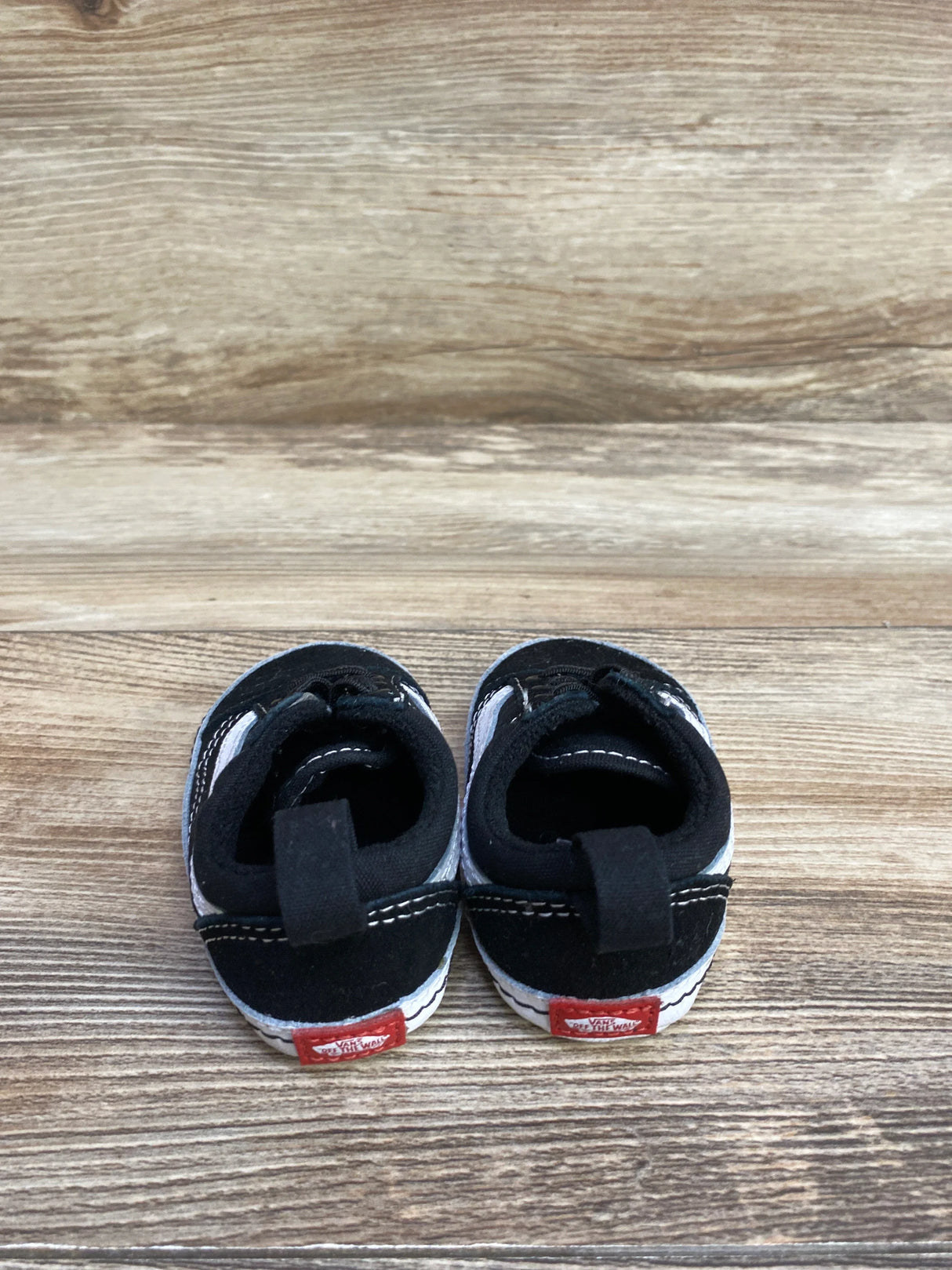 Vans Old Skool 'Black White' Crib Shoes sz 3C