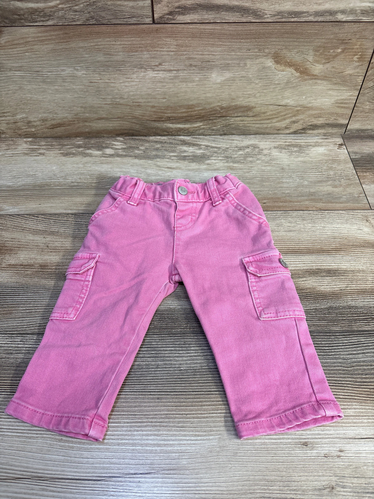 Cat & Jack Cargo Jeans Pink sz 12m