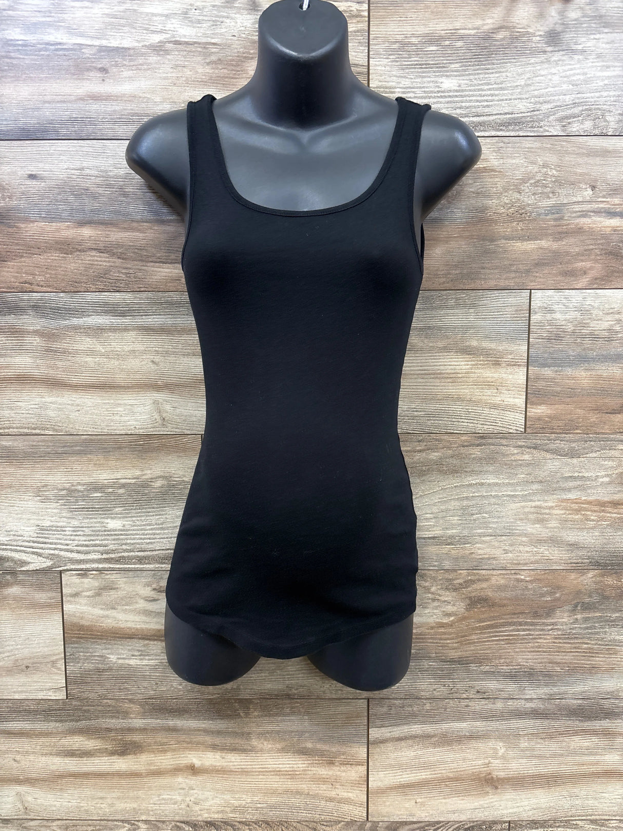 Isabel Maternity Ruched Tank Black sz Small