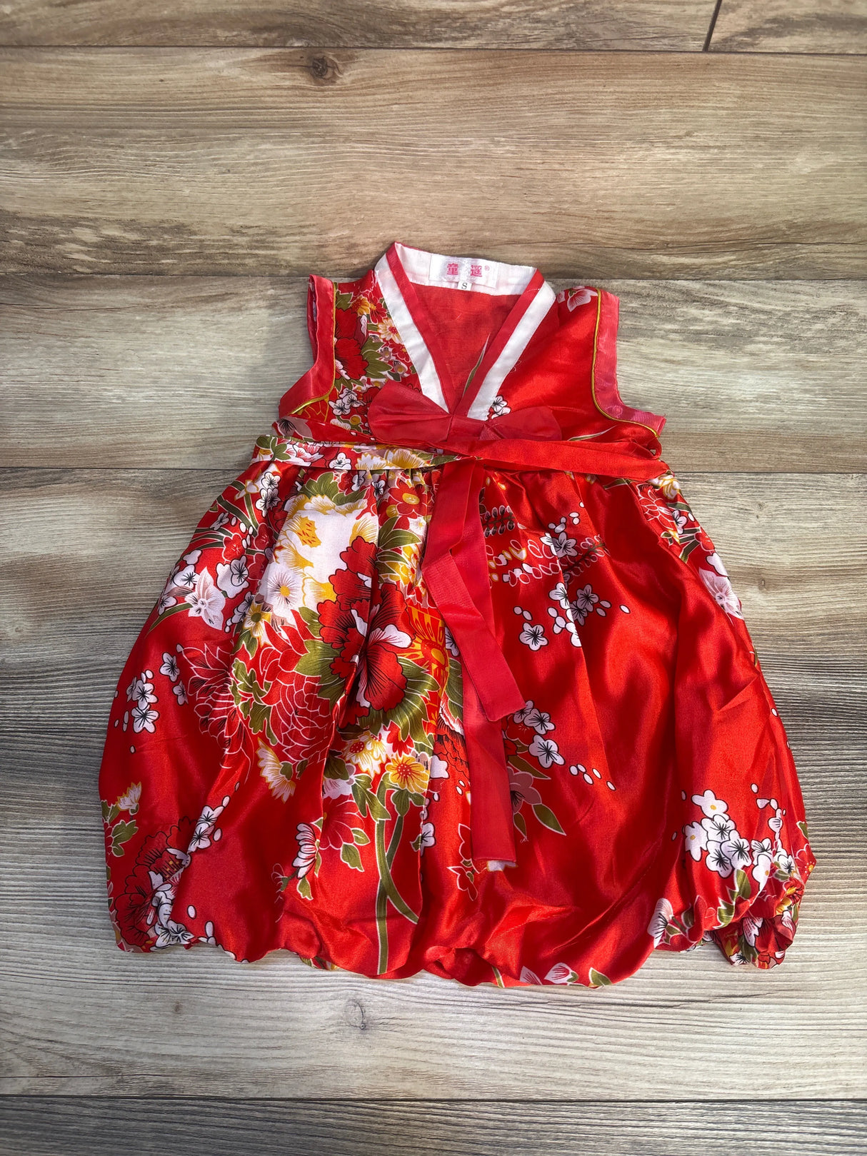Chinese Inspired Dress Red sz 3T