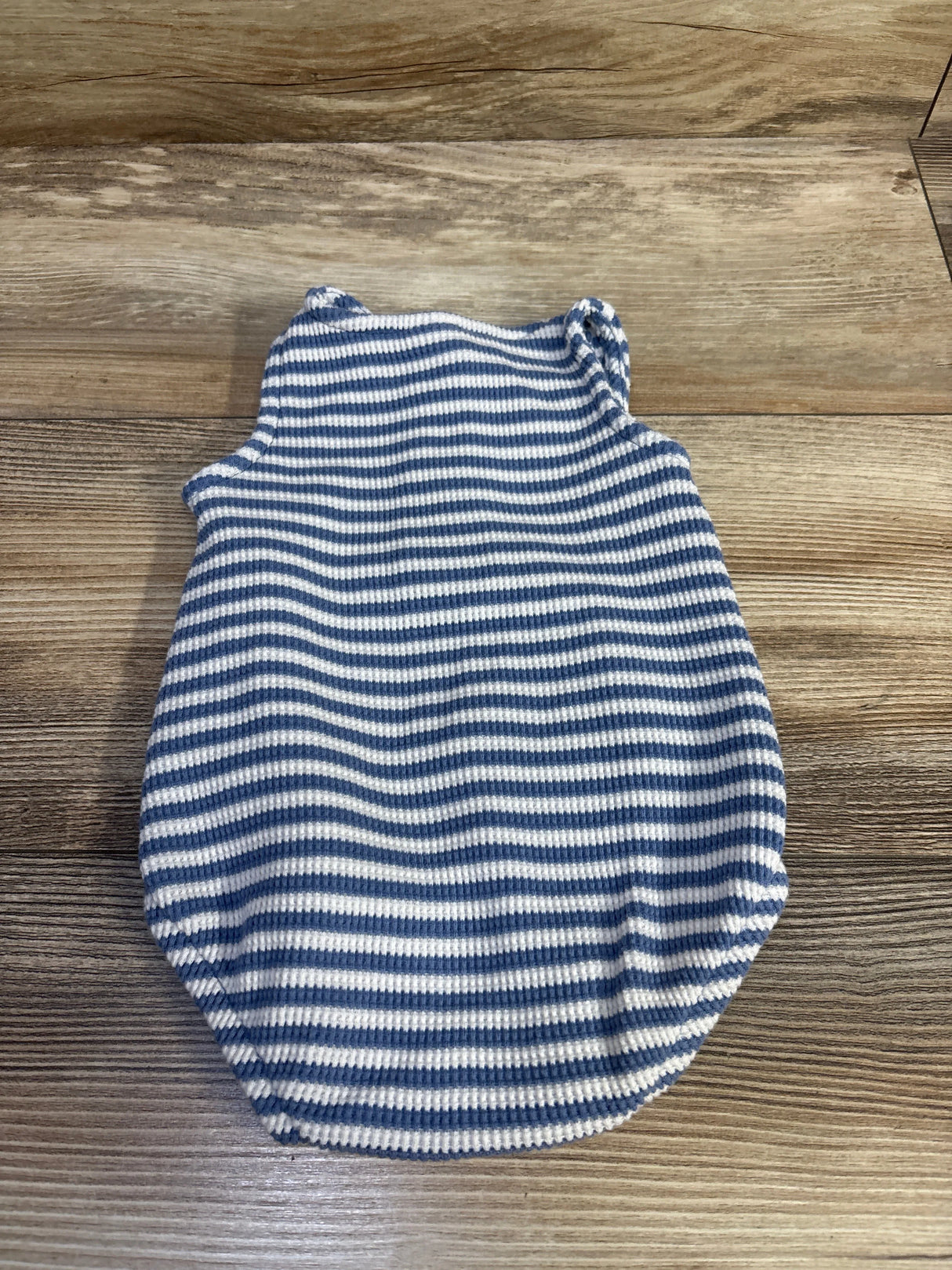 Just One You Henley Knit Striped Bubble Romper White sz 3m