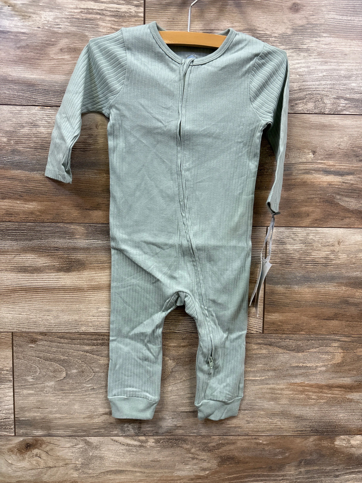 NEW Cloud Island Ribbed Romper Green sz 12m