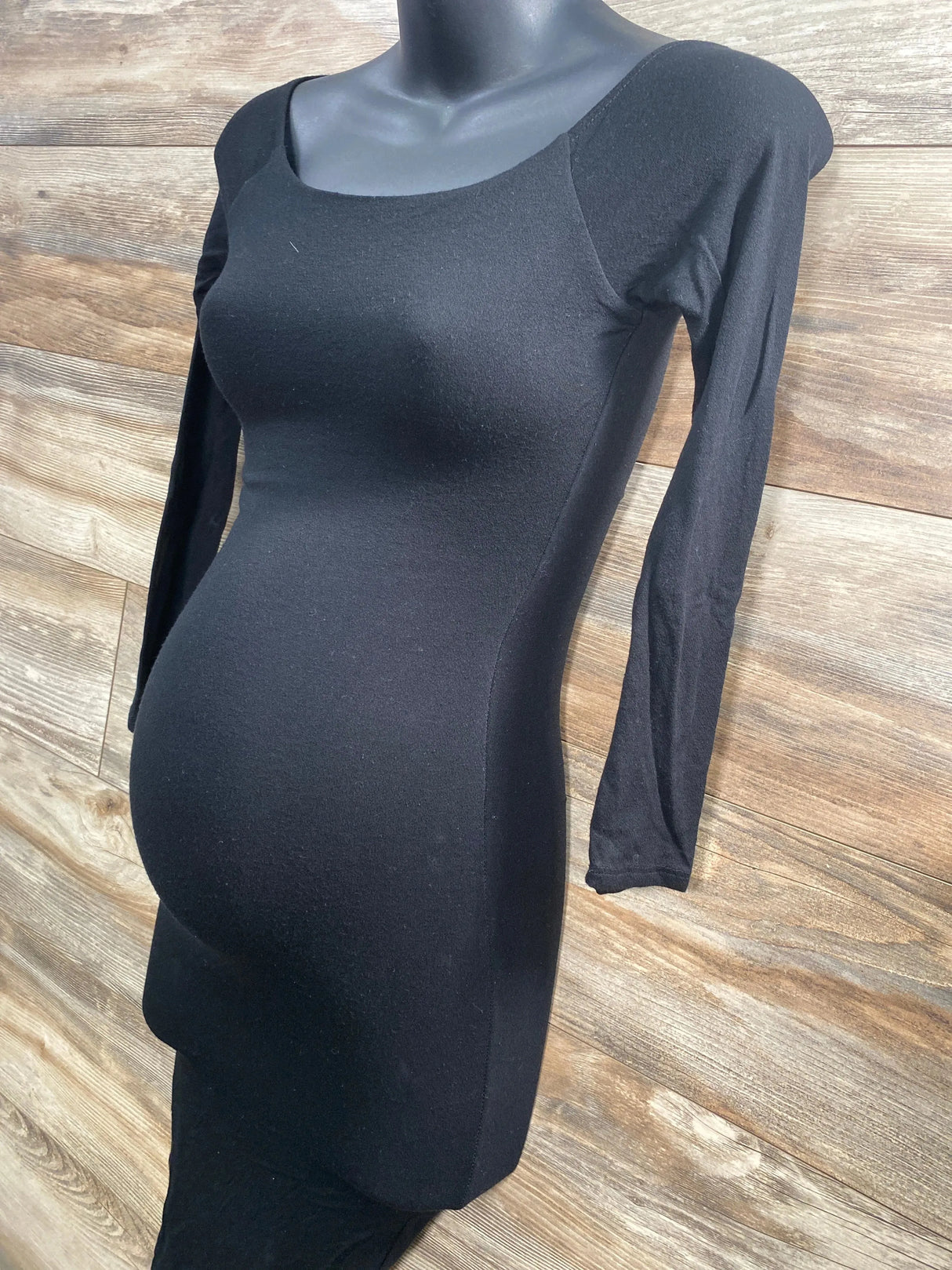 Baby Mama Naked Wardrobe Bodycon Dress Black sz XS - Me n Mommy To Be