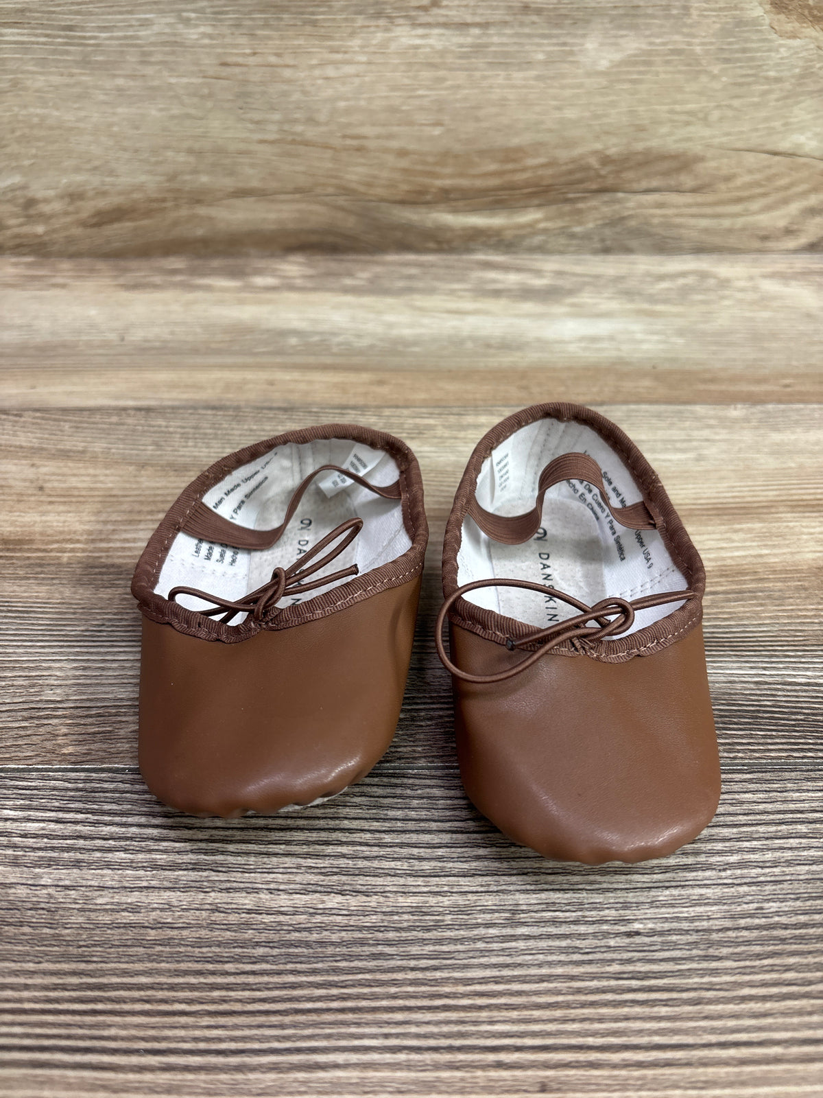 Danskin Ballet Dance Shoes Brown sz 9c