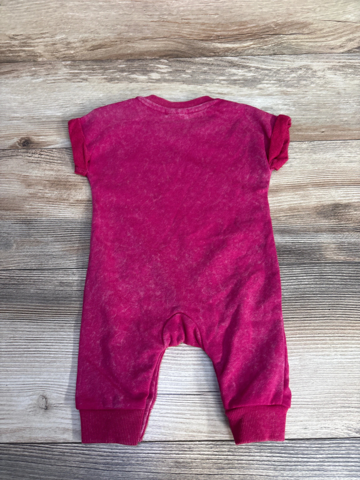 NWOT Disney Baby Minnie Mouse Short Sleeve Romper Hot Pink sz 0-3m