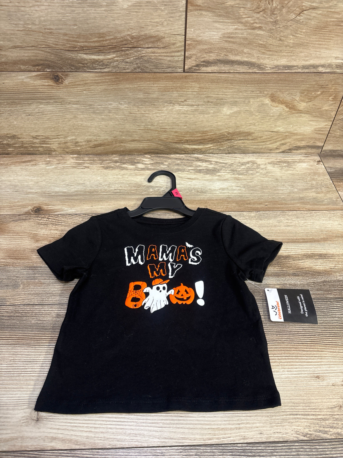 NEW Way To Celebrate! Halloween Mama's My Boo! Shirt Black sz 18m