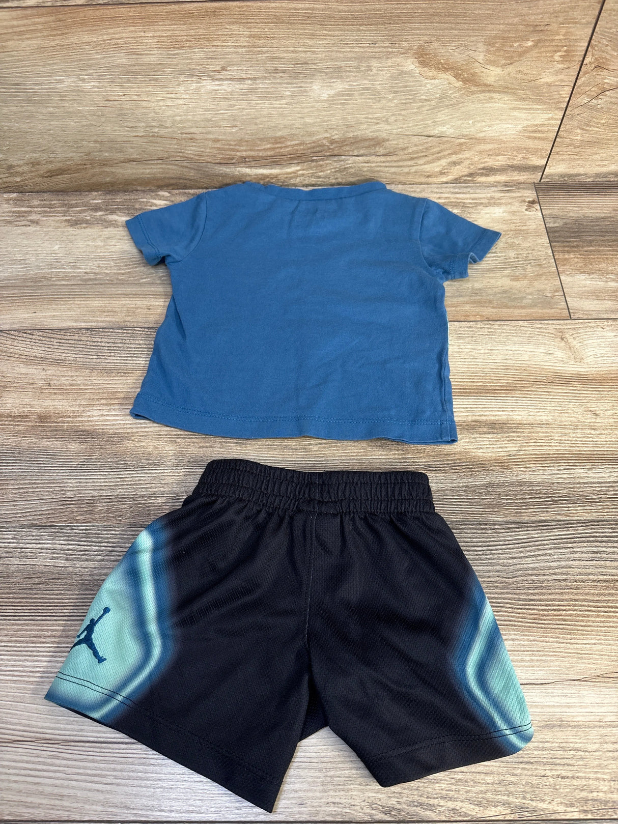 Jordan 2pc Shirt & Shorts Set Blue sz 12m