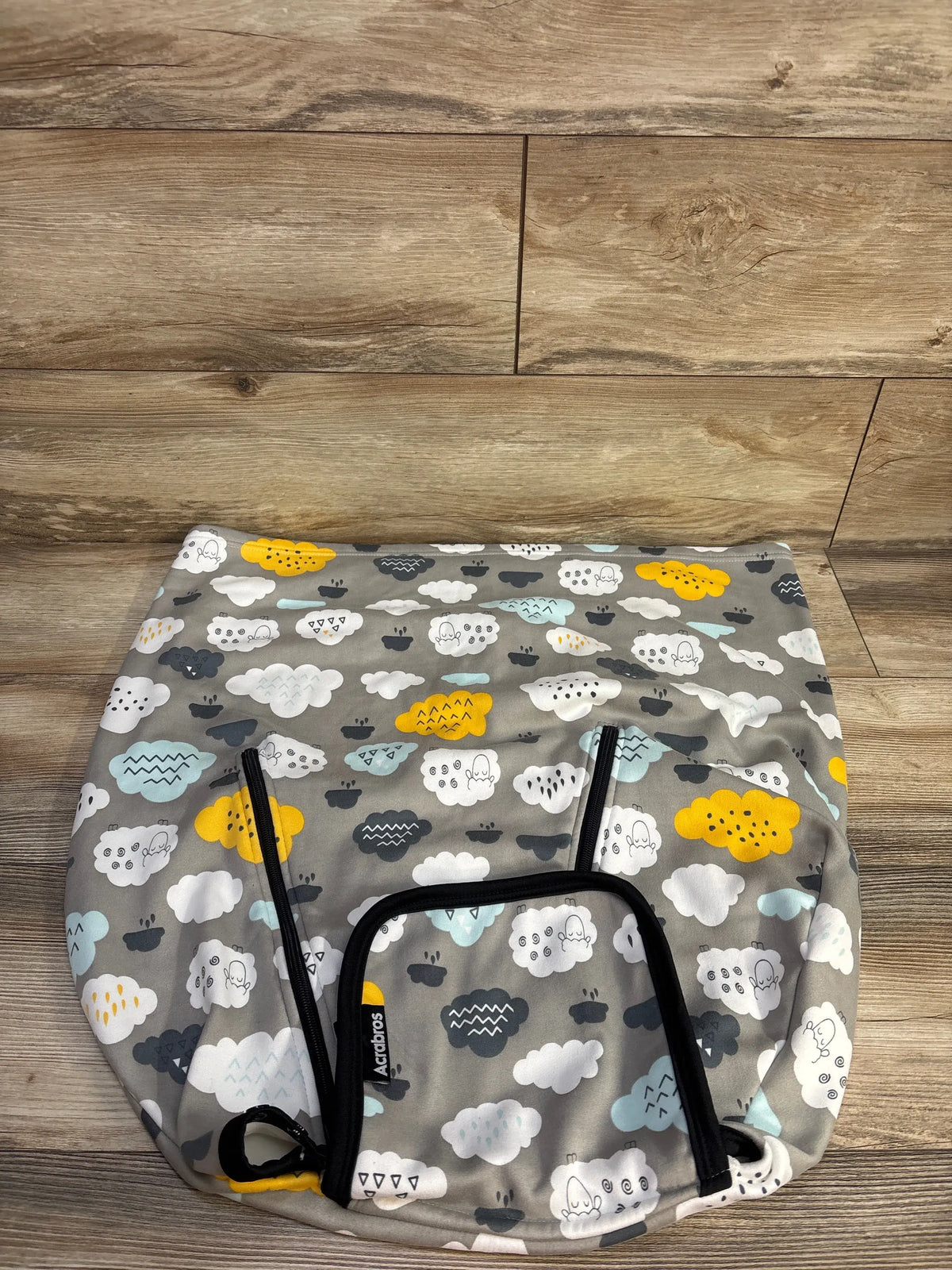 Acrabros Car Seat Cover Grey Clouds