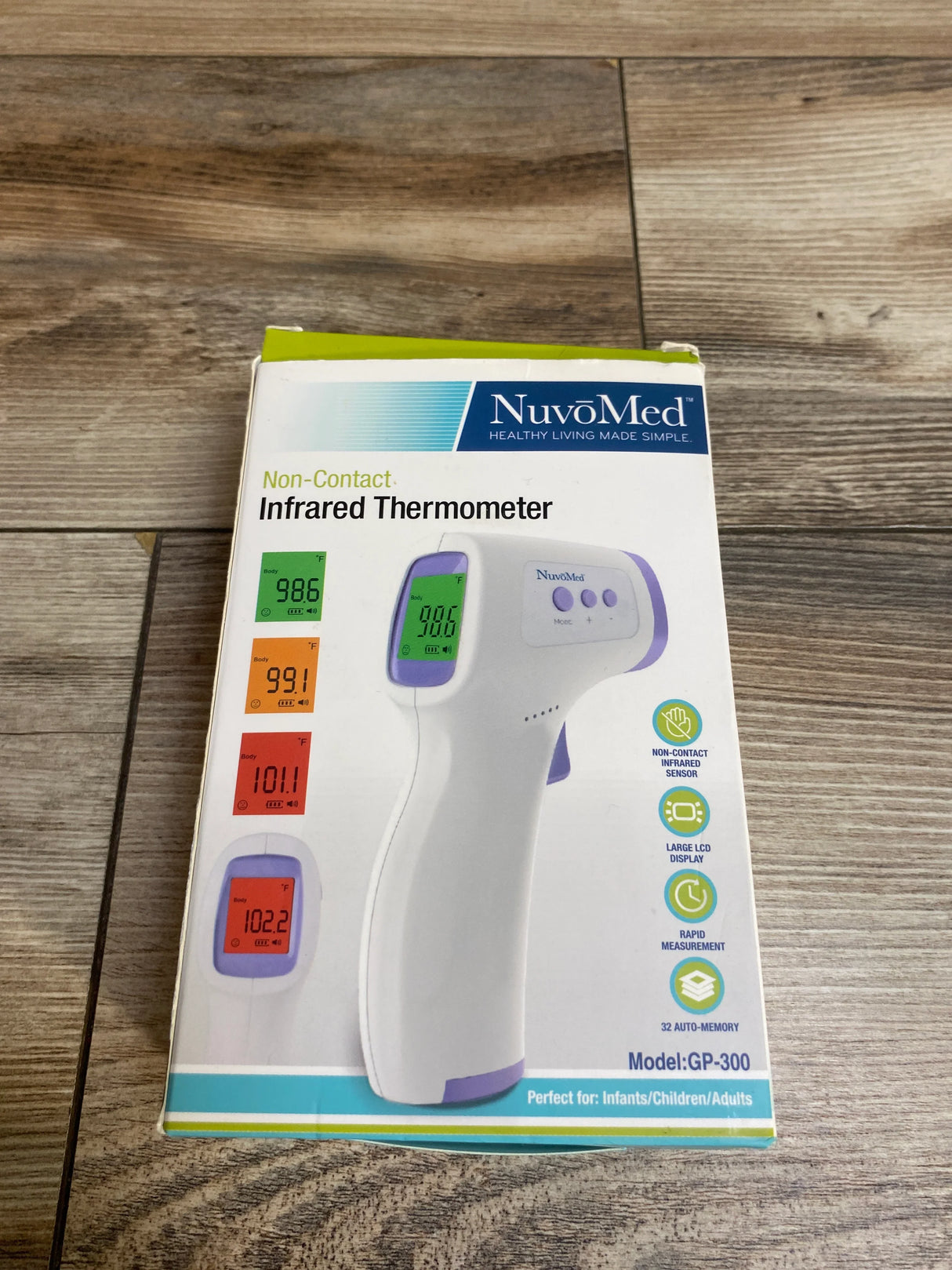 NuvoMed Non-Contact Infrared Thermometer