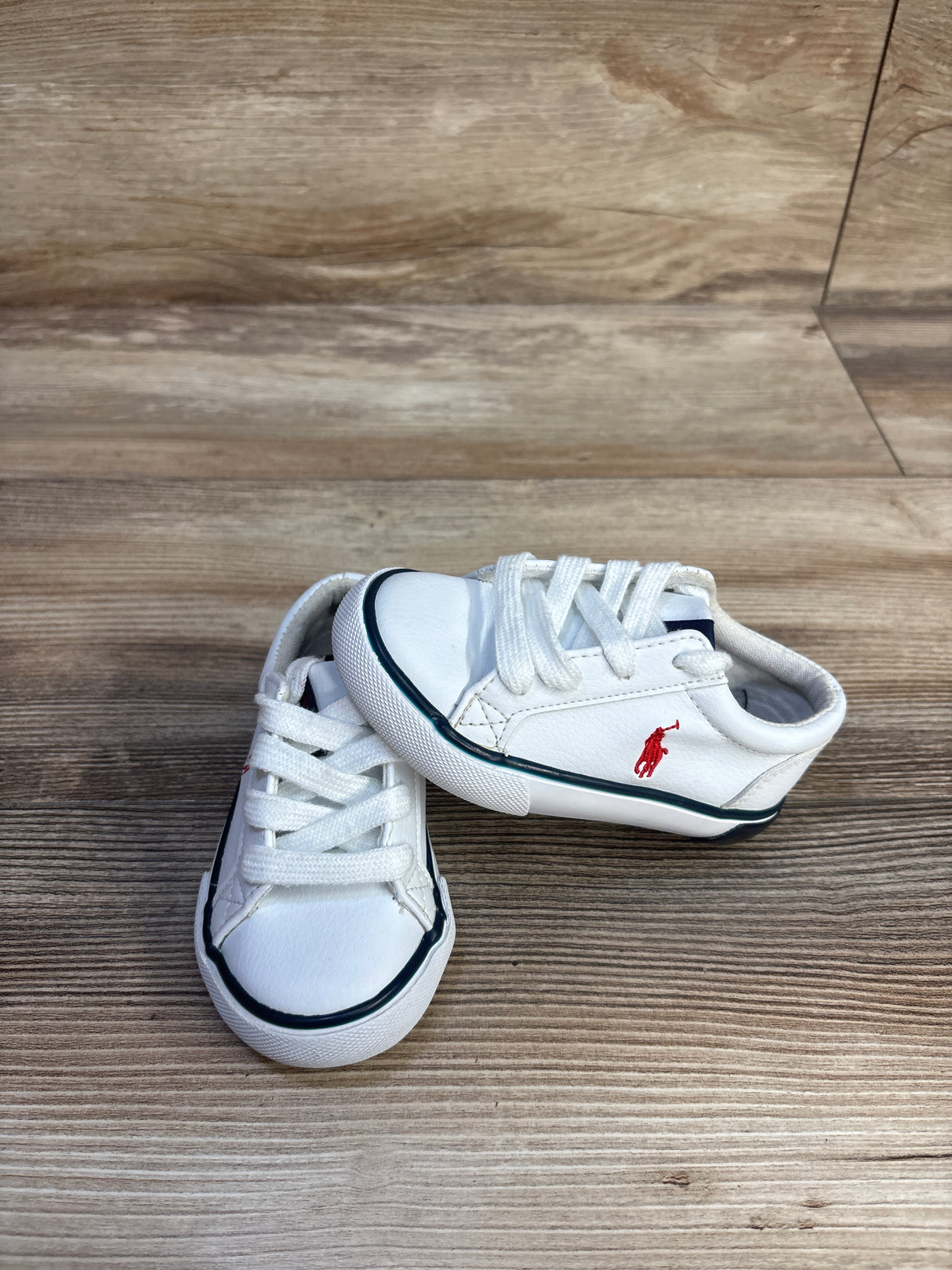 Polo Ralph Lauren Lace-Up Sneakers White sz 6c
