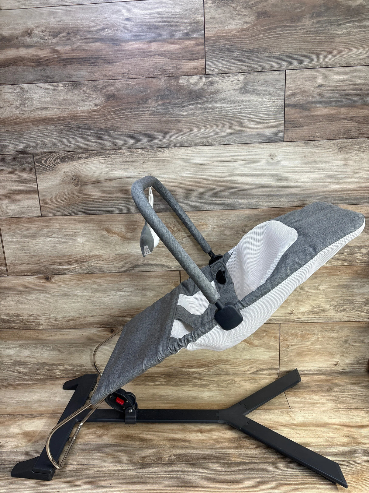 Baby Delight Alpine Wave Deluxe Bouncer with Motion in Driftwood Gray