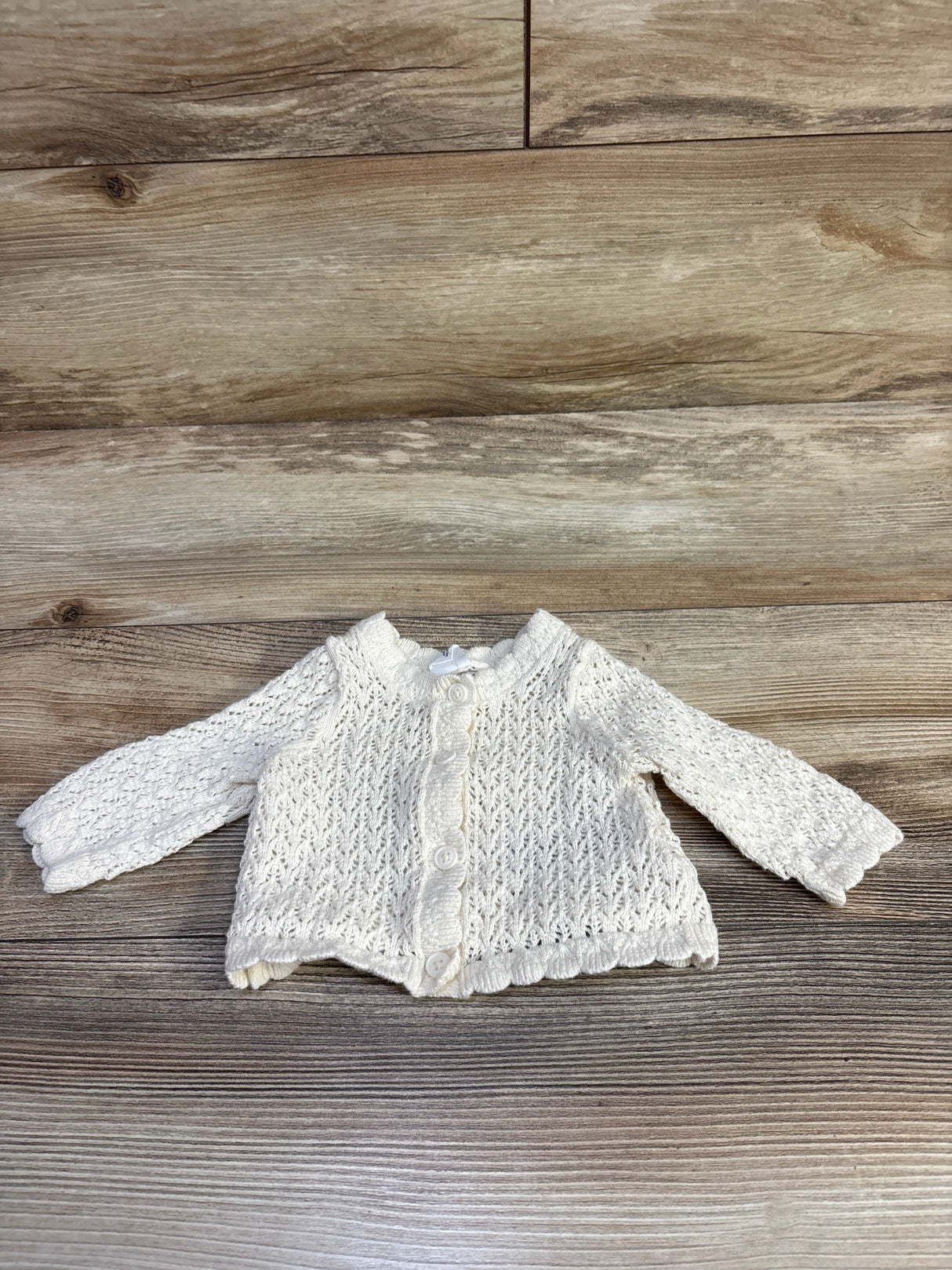 Baby Gap Knit Button-Up Cardigan Ivory sz 0-3m