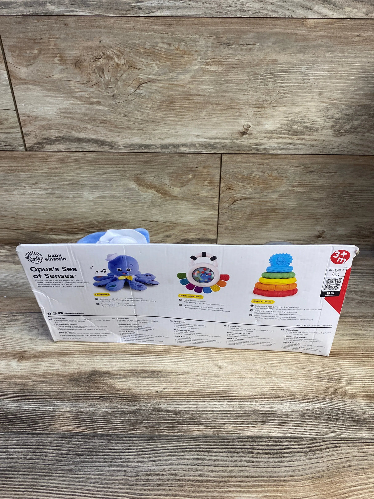 NEW Baby Einstein Opus's Sea of Senses Baby Toy Gift Set
