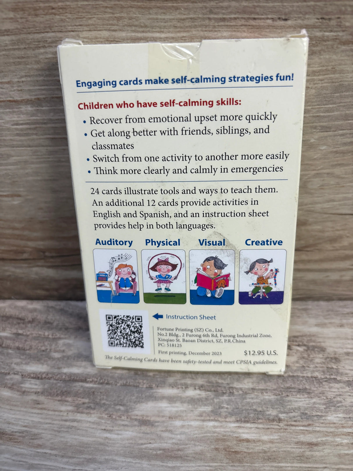 NEW Bilingual Self-Calming Cards 24ct