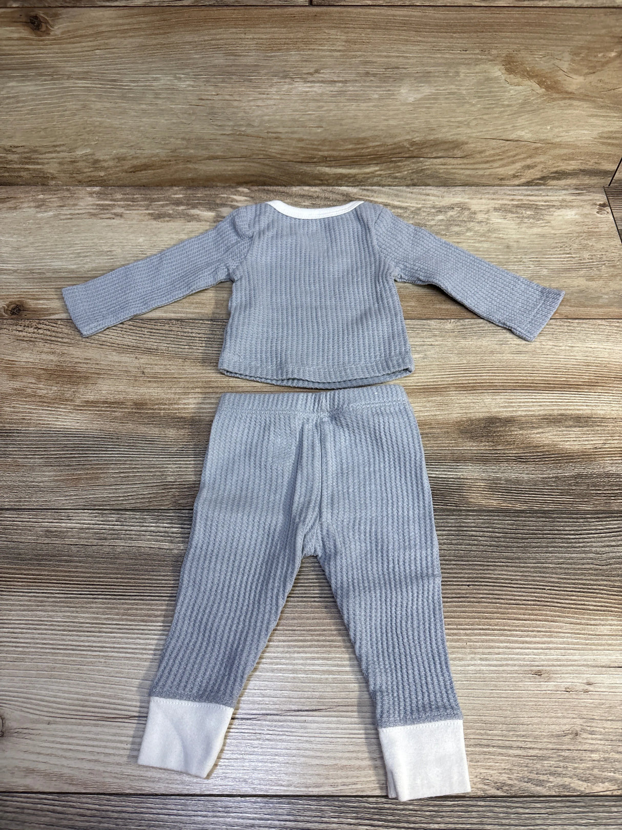 Cloud Island 2pc Textured Shirt & Pants Set Grey sz Newborn