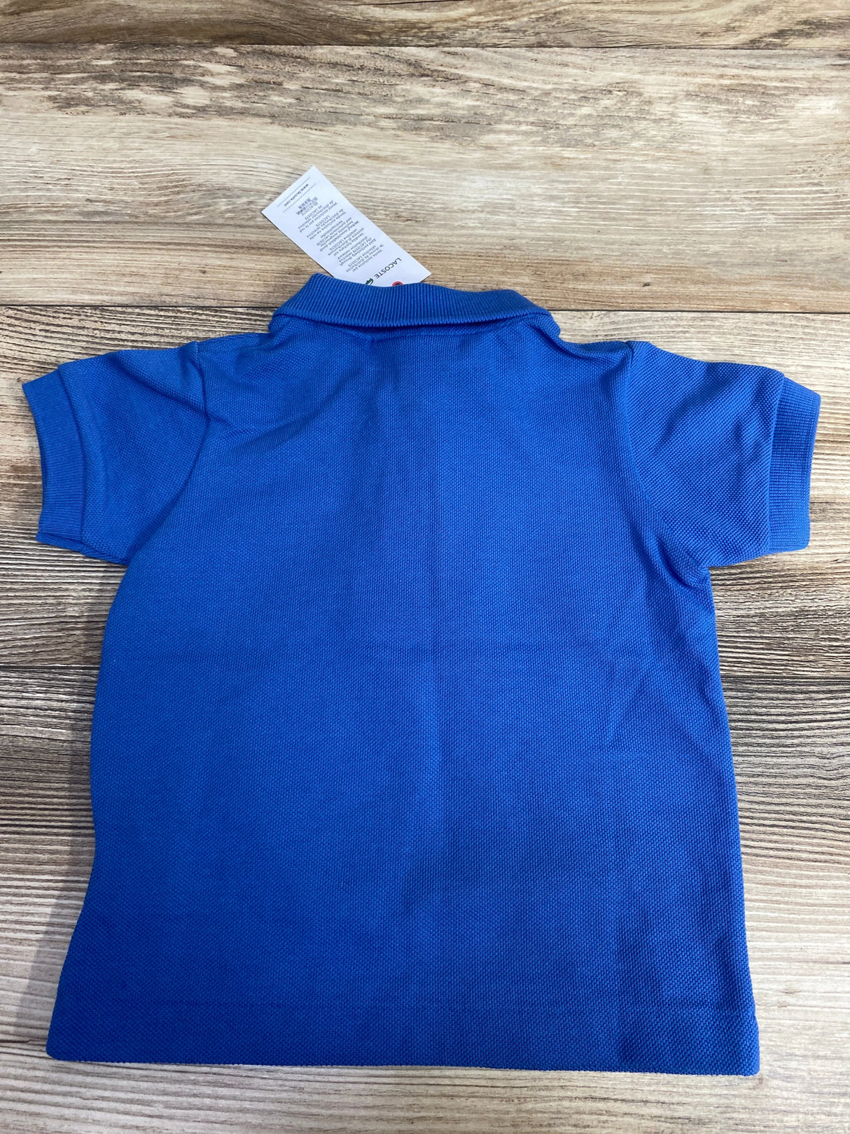 NEW Lacoste Boys' Petit Piqué Polo Blue sz 12m