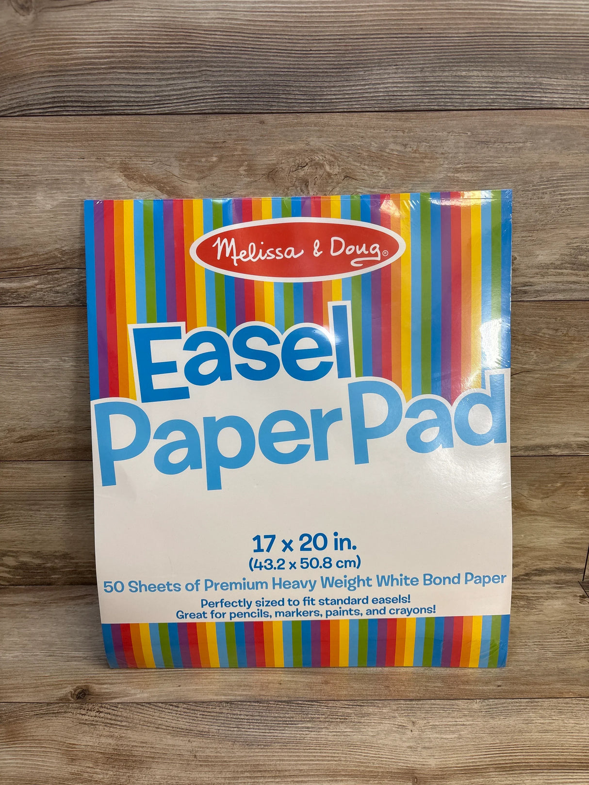 Easel paper pad 17x20 inch for kids, 50 sheets, heavy weight, art supply for drawing and crafts