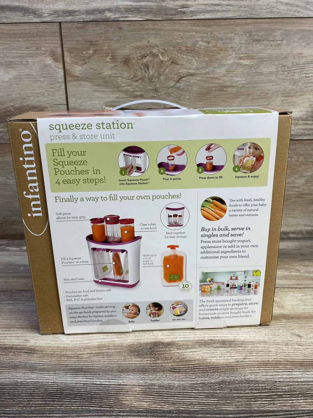 NEW Infantino Fresh Squeezed Squeeze Station