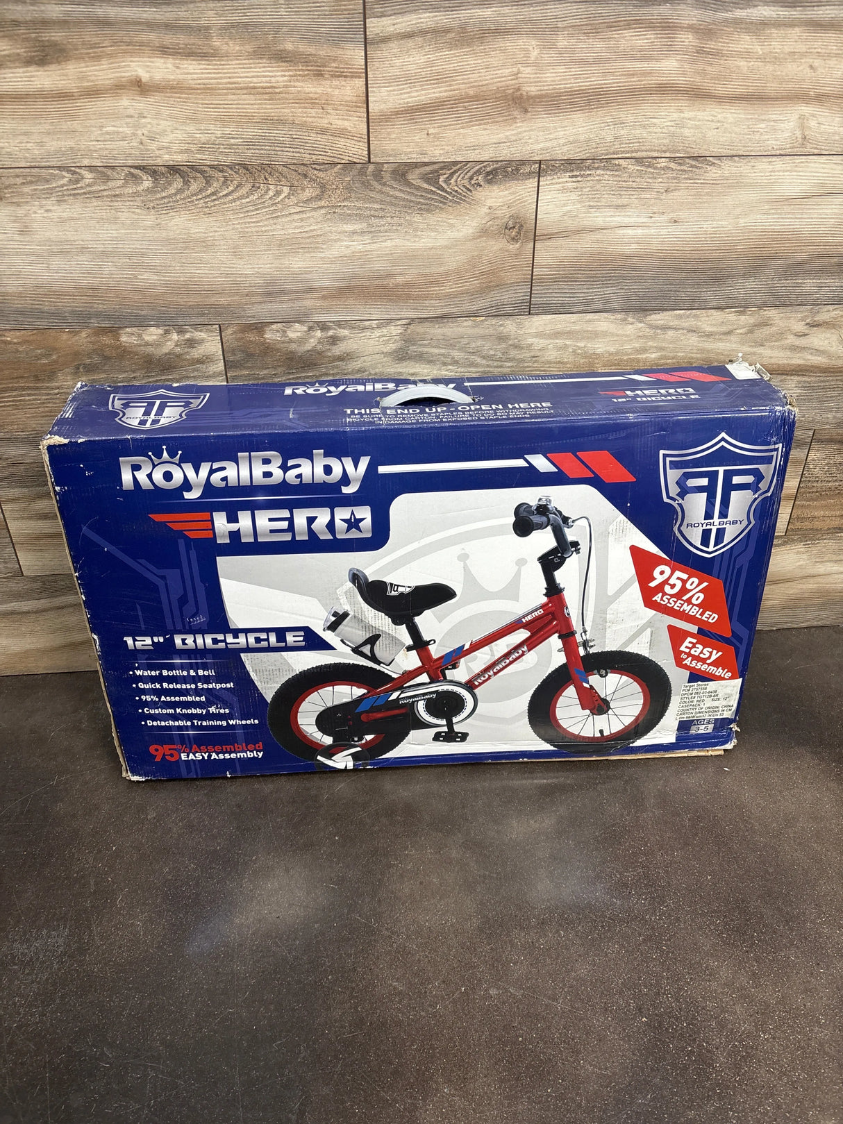 NEW Royal Baby Hero 12" Kids' Bike, Red - Me n Mommy To Be