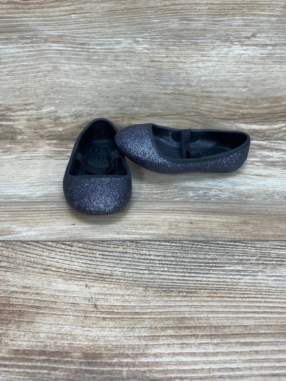 Native Margot Bling Black Ballet Flats sz 6c - Me n Mommy To Be