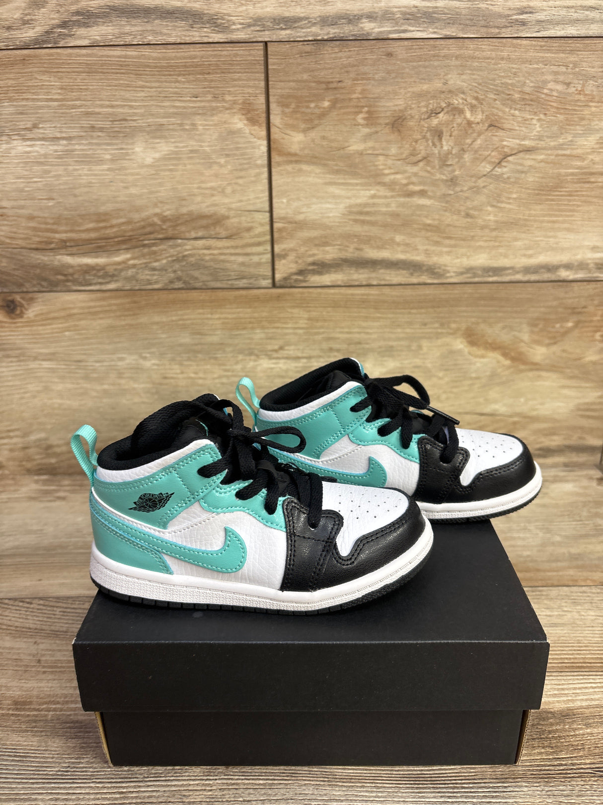 Air Jordan 1 Mid TD 'Tropical Twist' Sneakers sz 9c