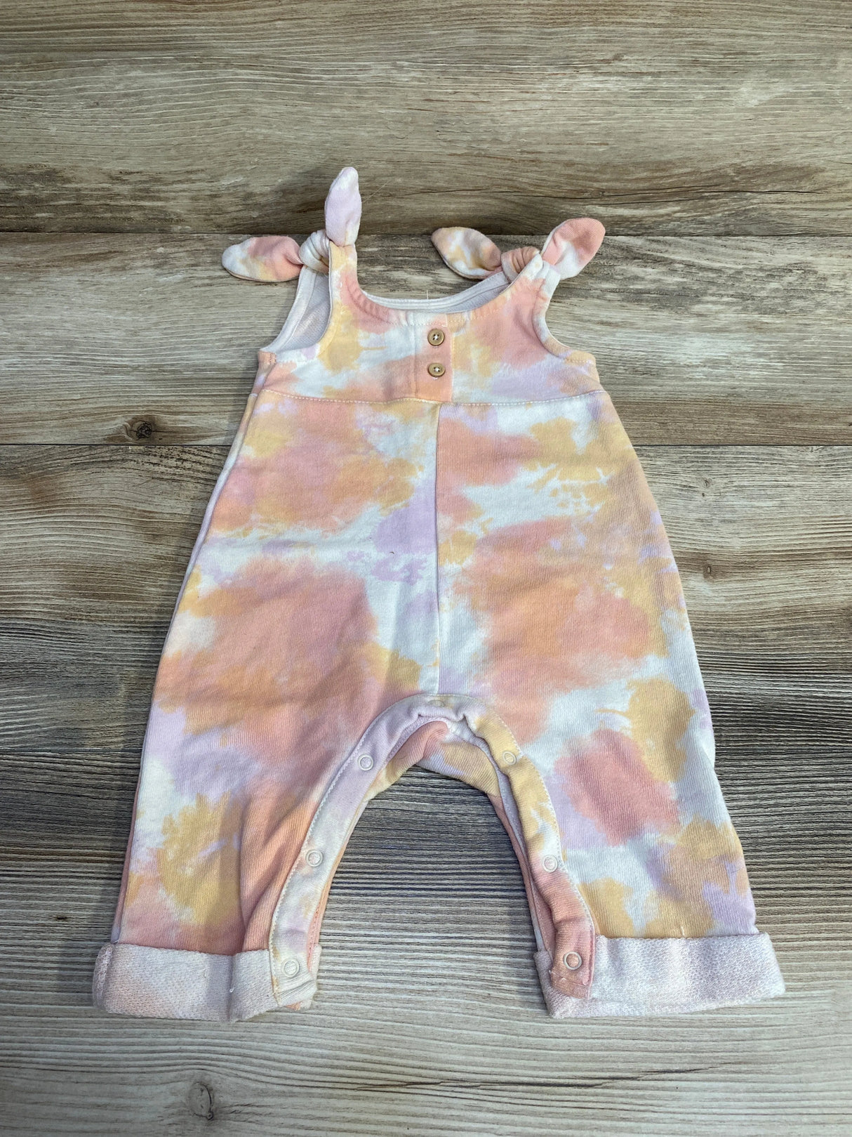 Grayson Mini Tie-Dye Romper Pink sz 3-6m - Me n Mommy To Be