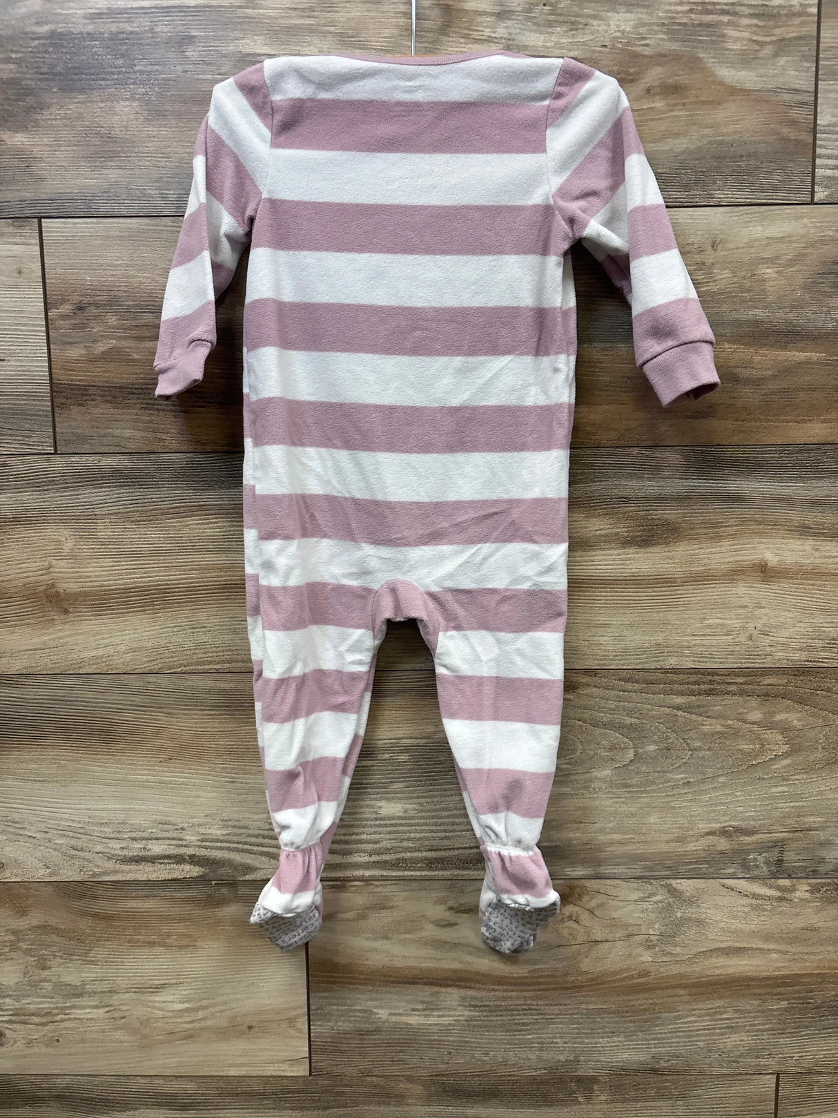 Carter's Striped Penguin Blanket Sleeper Pink sz 18m