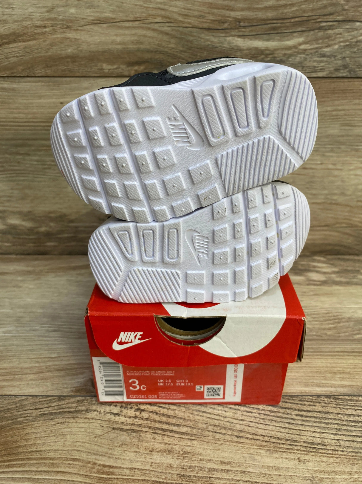 Nike Air Max SC TD 'Black Chrome' Sneakers sz 3c - Me n Mommy To Be