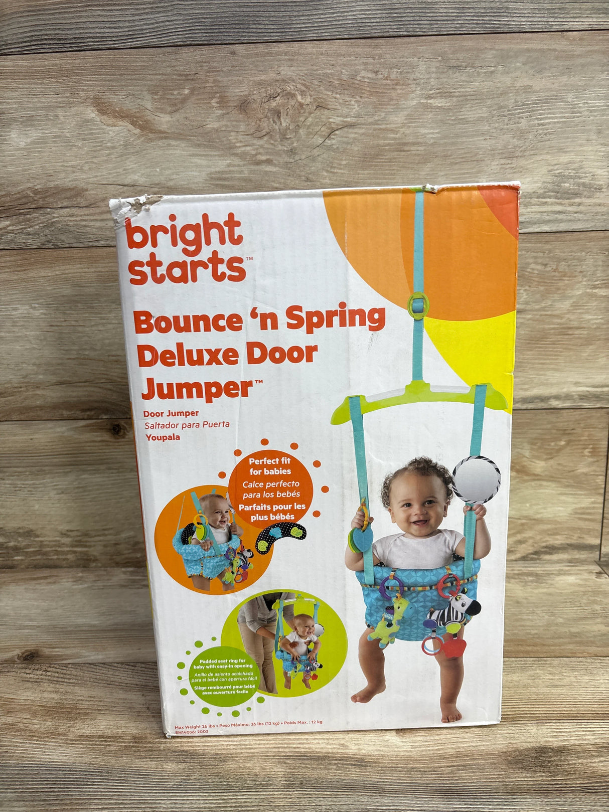 NEW Bright Starts Bounce 'N Spring Deluxe Door Jumper