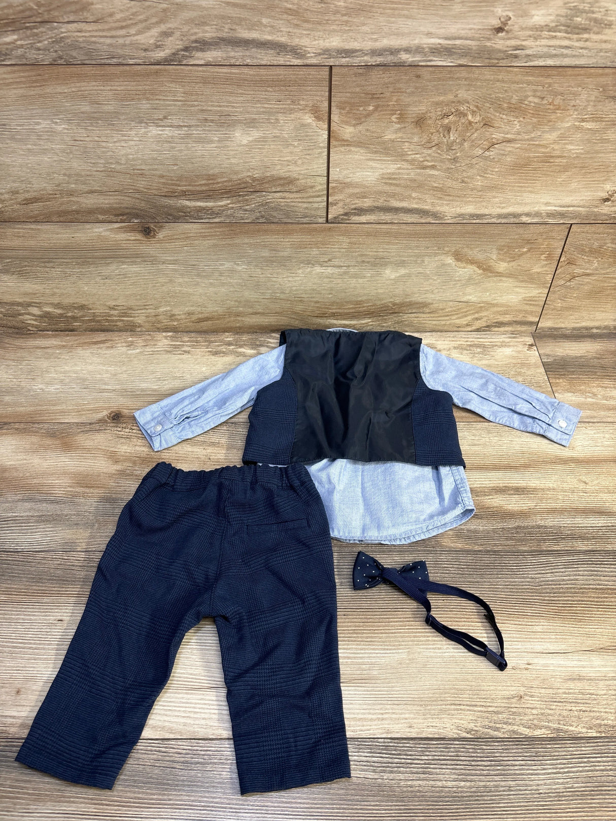 H&M 4pc Vest Set Blue sz 6m