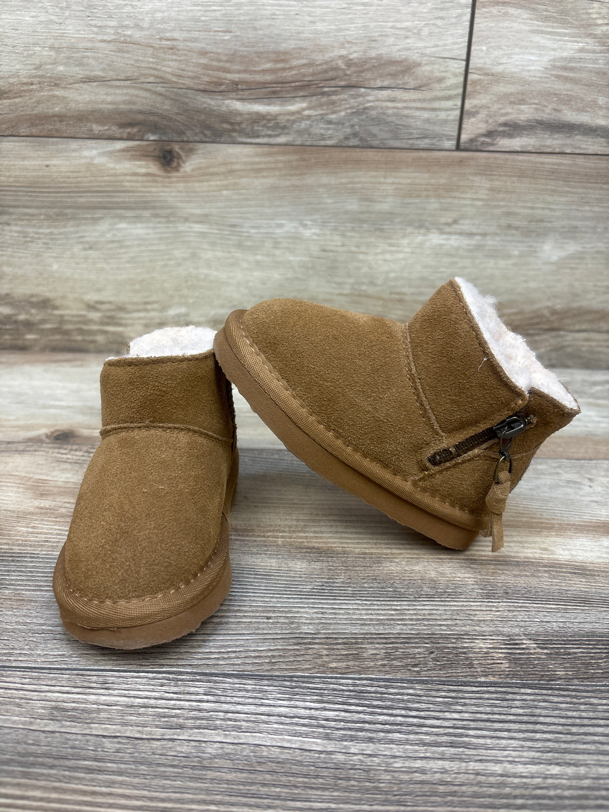 Bearpaw Toni Platform Ankle Boots Tan sz 6c